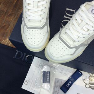 Giày Dior B27 White họa tiết vải Off-White Dior Oblique Jacquard