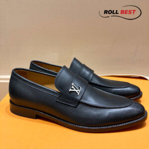 Giày Louis Vuitton Saint Germain Loafer Logo Lệch