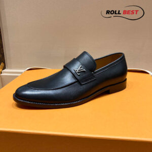 Giày Louis Vuitton Saint Germain Loafer Logo Lệch