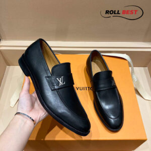 Giày Louis Vuitton Saint Germain Loafer Logo Lệch