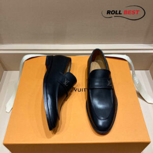 Giày Louis Vuitton Saint Germain Loafer Logo Lệch