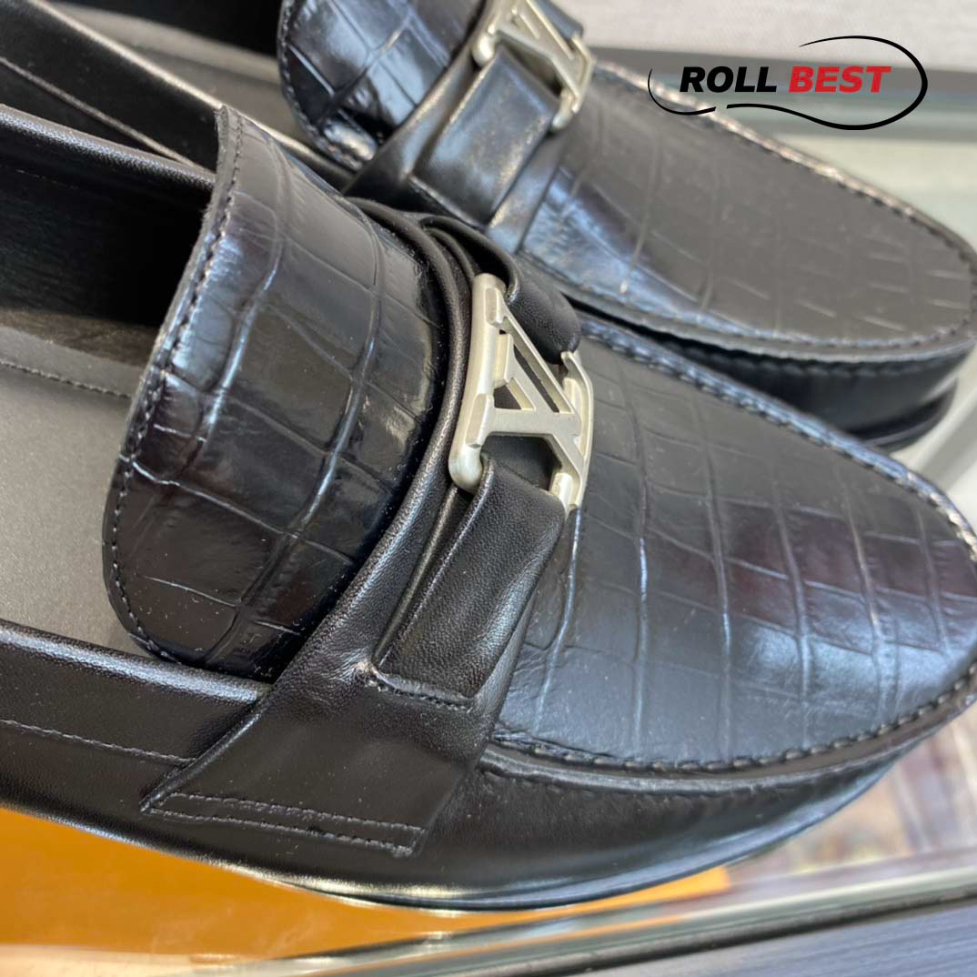 Giày lười Louis Vuitton Major Loafer Đế Cao Vân Sọc