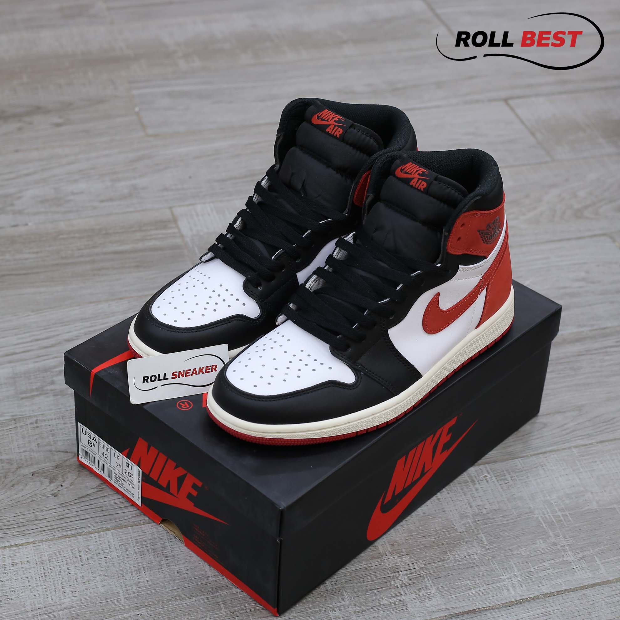 Giày Nike Air Jordan 1 Retro High Track ‘Red’ Like Auth