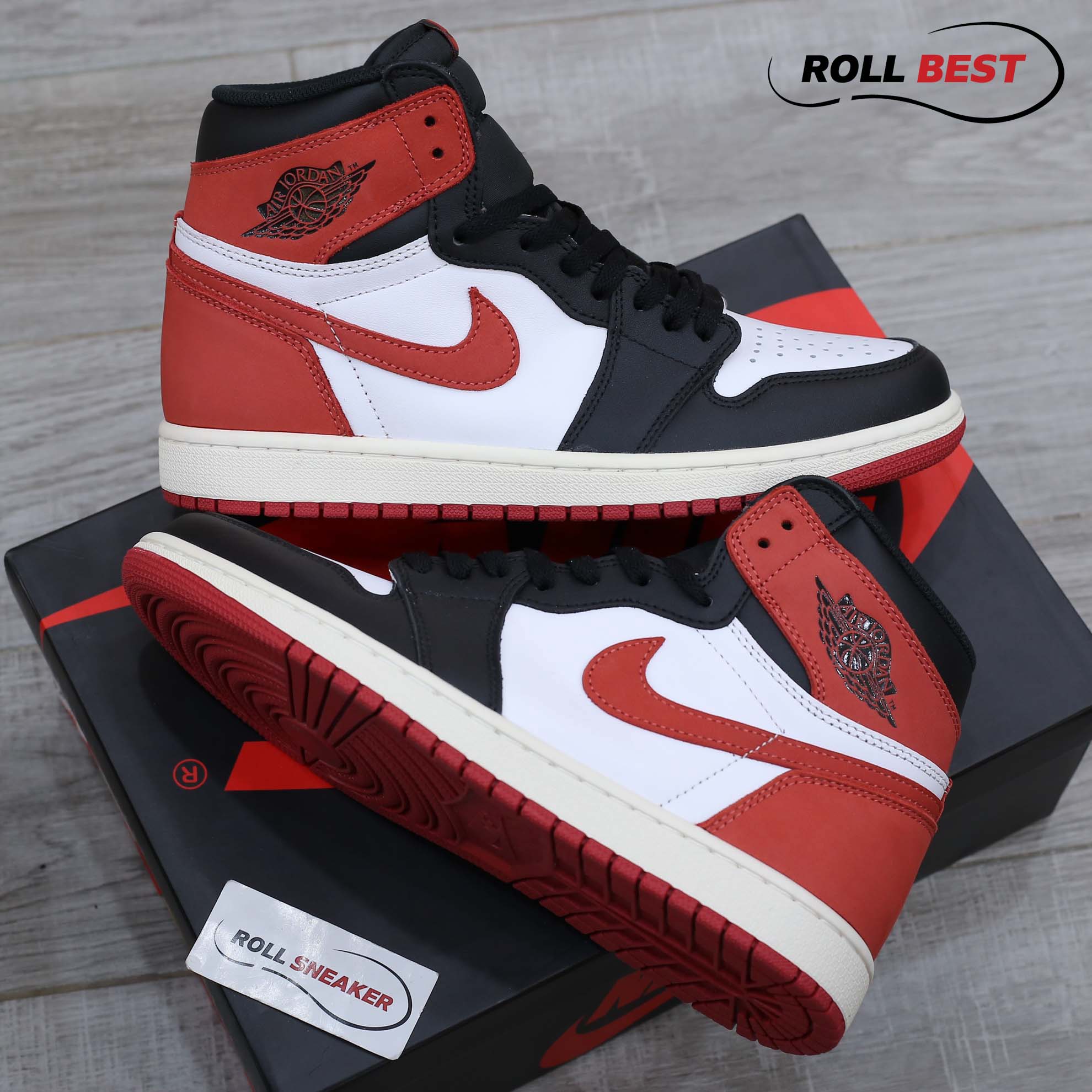 Giày Nike Air Jordan 1 Retro High Track ‘Red’ Like Auth