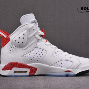 Giày Nike Air Jordan 6 Retro Red Oreo GS 'White Red'