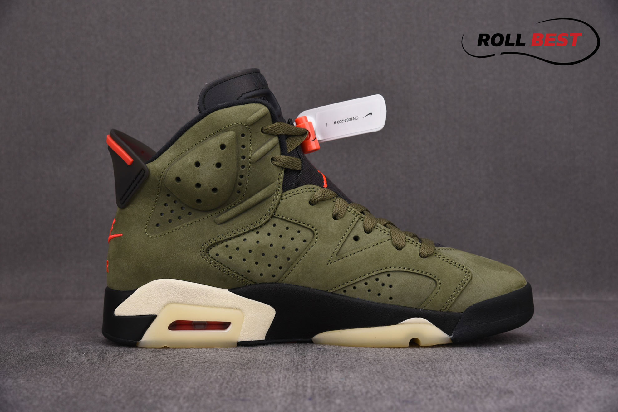 Giày Nike Air Jordan 6 Retro Travis Scott OG Xanh Olive