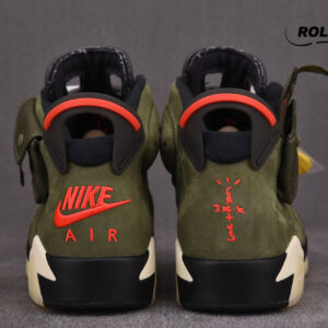 Giày Nike Air Jordan 6 Retro Travis Scott OG Xanh Olive