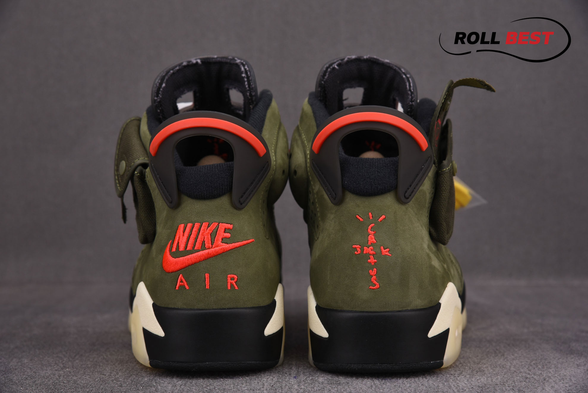 Giày Nike Air Jordan 6 Retro Travis Scott OG Xanh Olive