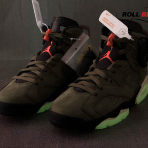 Giày Nike Air Jordan 6 Retro Travis Scott OG Xanh Olive