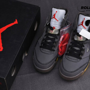 Giày Nike OFF-WHITE x Air Jordan 5 Retro SP ‘Muslin’