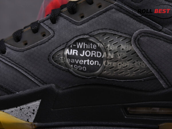 Giày Nike OFF-WHITE x Air Jordan 5 Retro SP ‘Muslin’