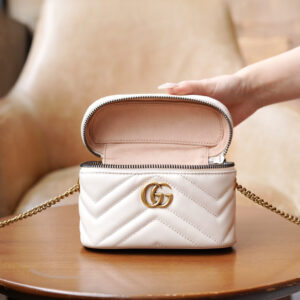 Gucci GG Marmont Mini Backpack White