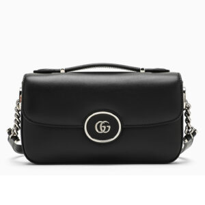 Gucci Petite GG Mini Black Shoulder Bag