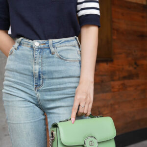 Gucci Petite GG Mini Green Shoulder Bag