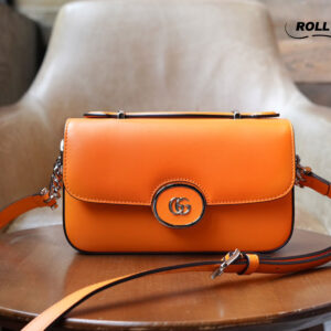 Gucci Petite GG Mini Orange Shoulder Bag