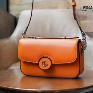 Gucci Petite GG Mini Orange Shoulder Bag