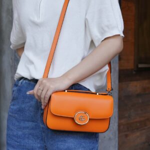 Gucci Petite GG Mini Orange Shoulder Bag