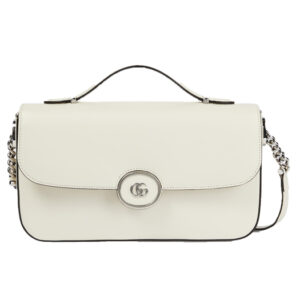 Gucci Petite GG Mini White Shoulder Bag