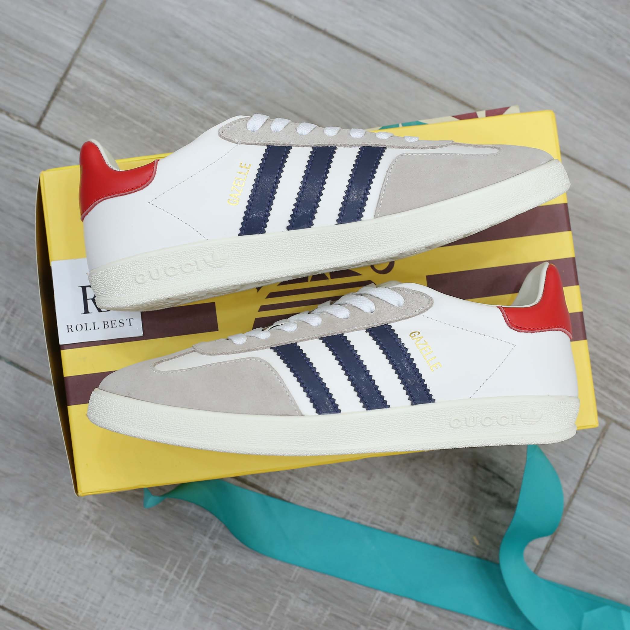 Gucci x Adidas Women’s Gazelle ‘White’