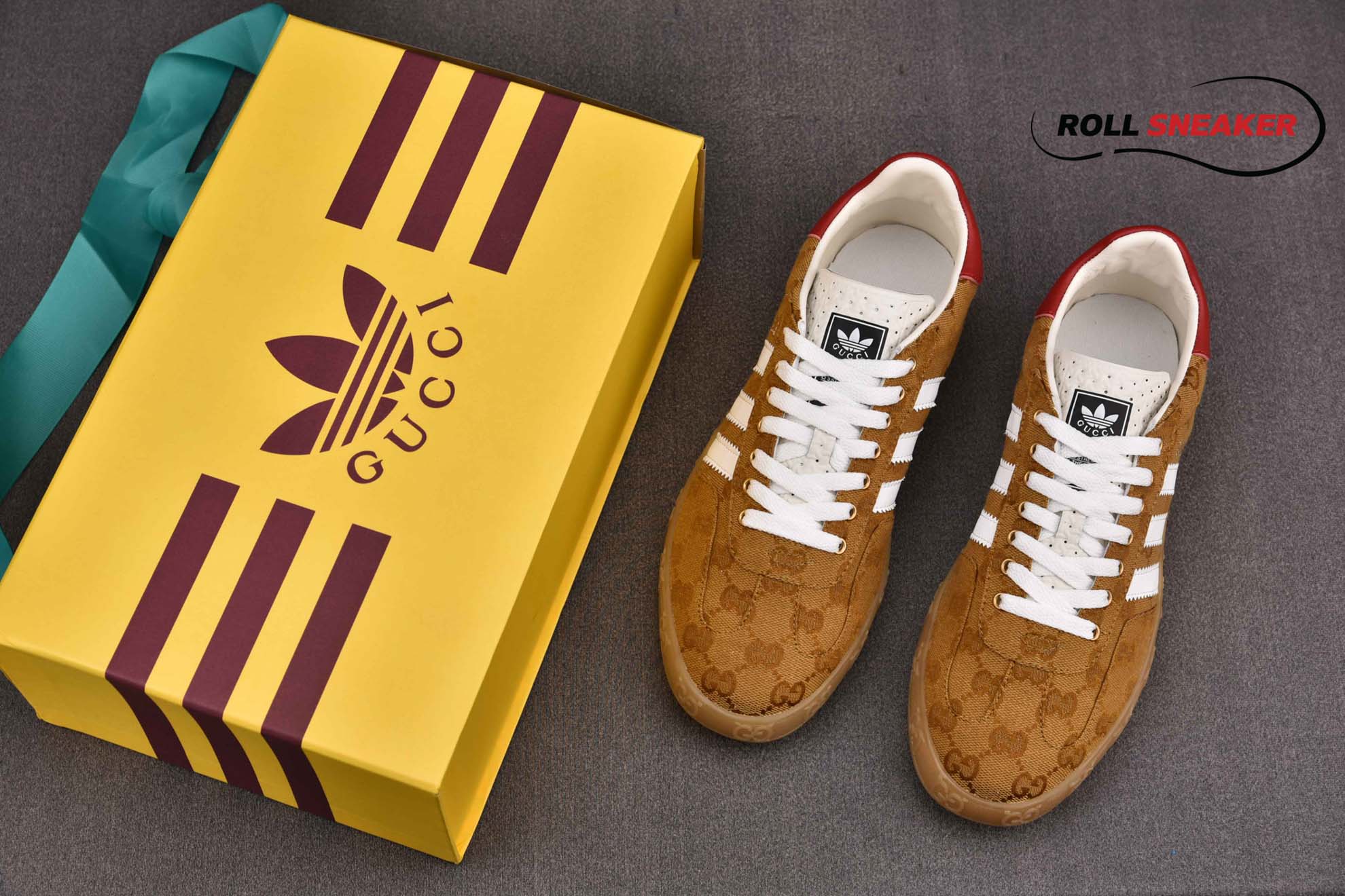 Gucci x Adidas Women’s Gazelle ‘Yellow’ Like Auth