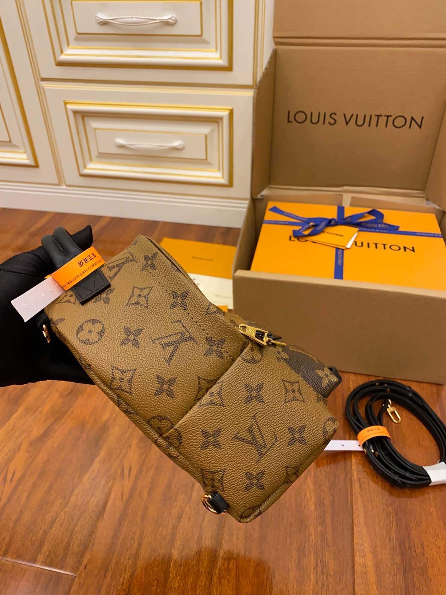 Louis Vuitton Palm Springs Reverse Monogram Mini Brown 