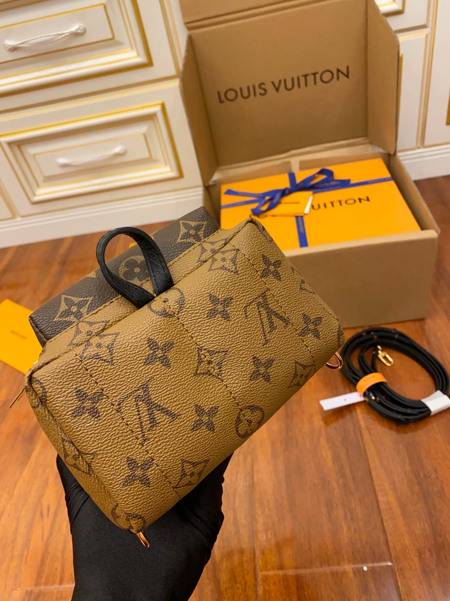 Louis Vuitton Palm Springs Reverse Monogram Mini Brown 