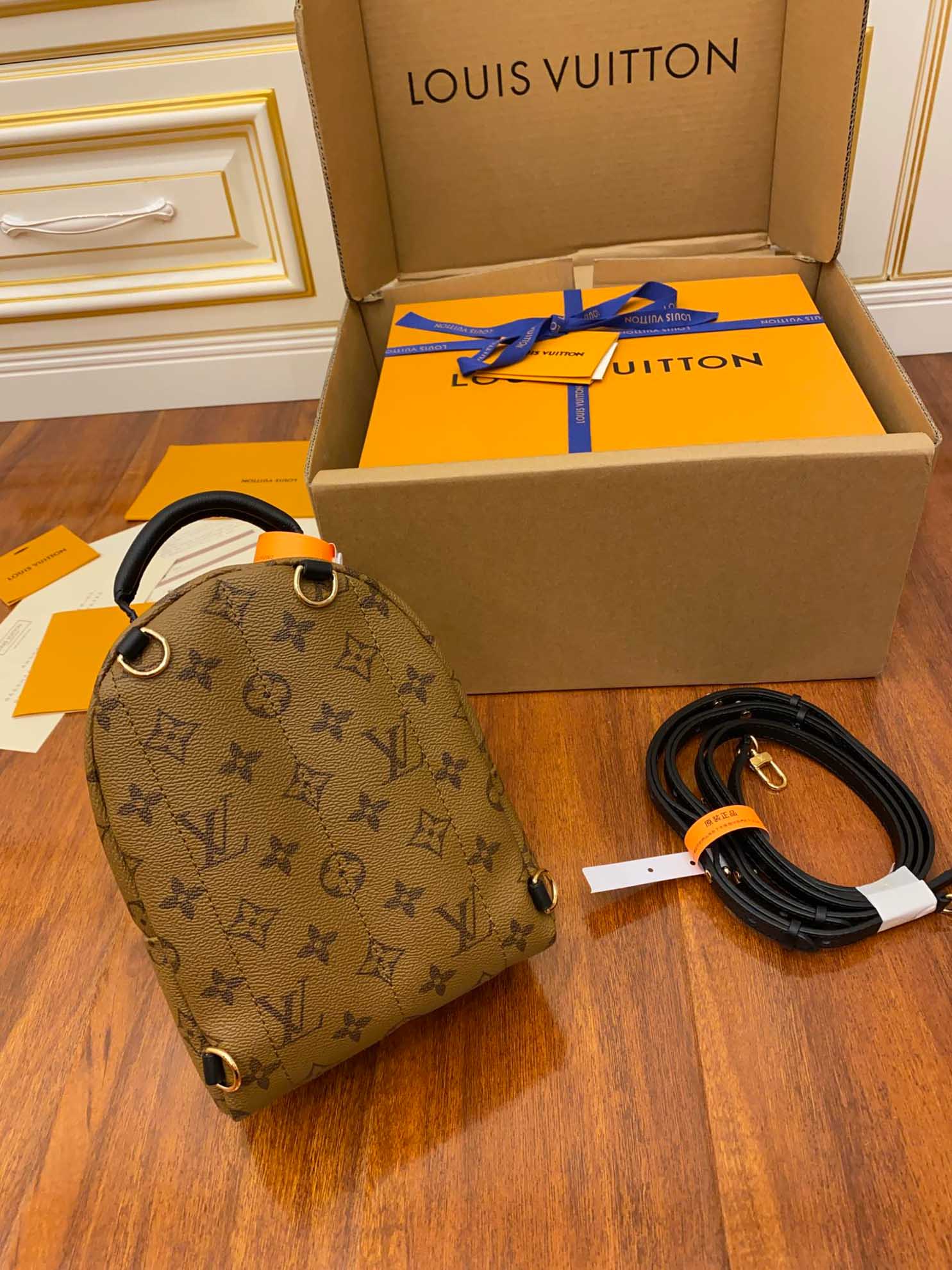 Louis Vuitton Palm Springs Reverse Monogram Mini Brown 