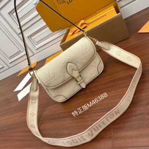 LV Diane Monogram Empreinte Leather