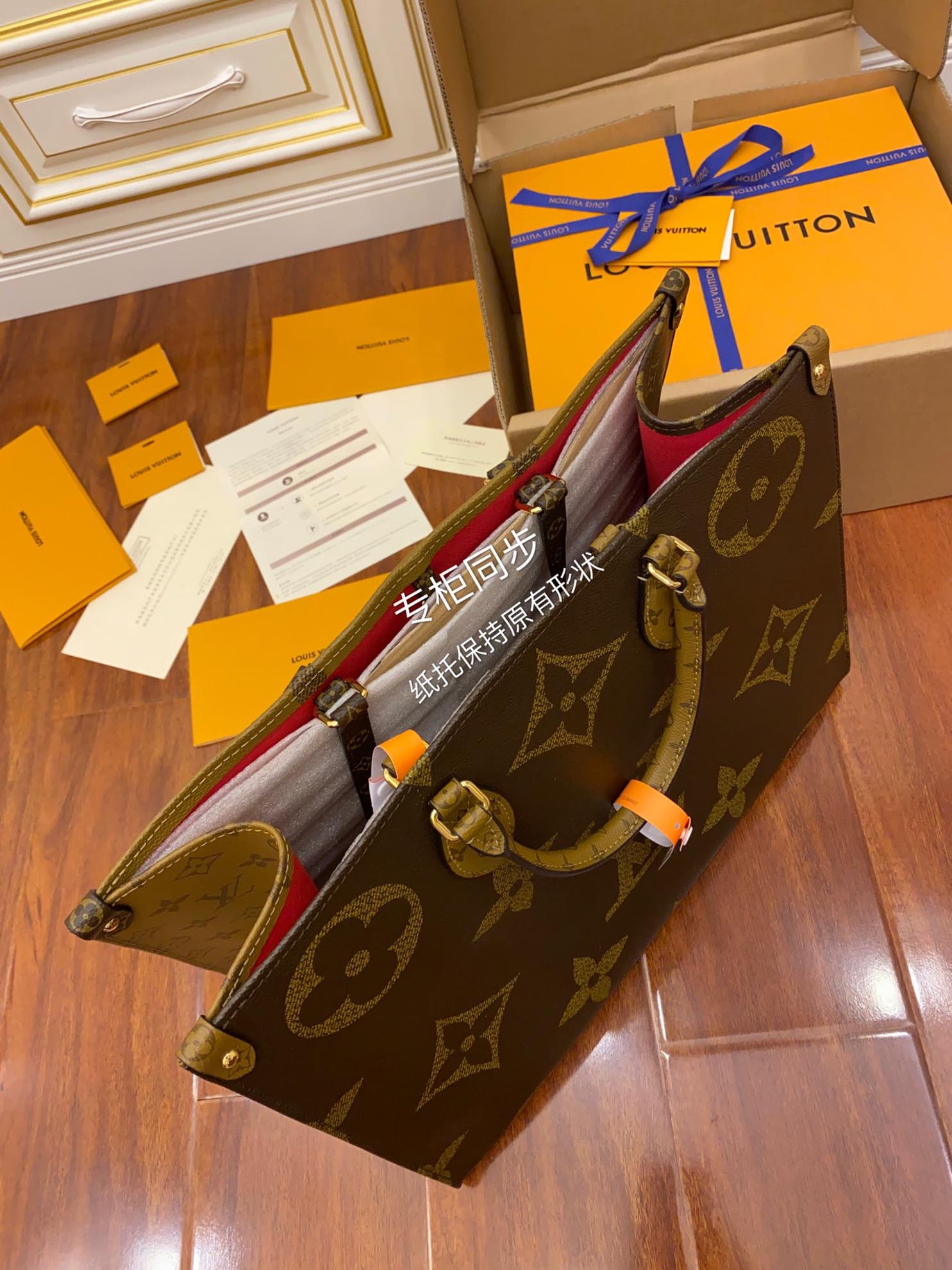 LV Monogram Reverse Giant Onthego