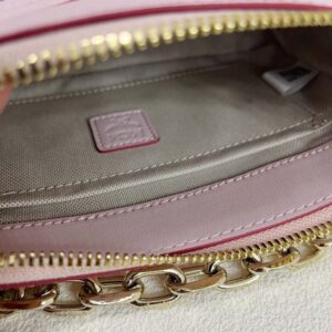 MCM Aren Shoulder Bag in Visetos Pink