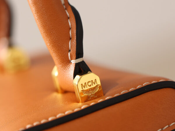 MCM Cognac 'Soft Berlin' Shoulder Bag