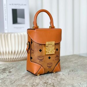 MCM Cognac 'Soft Berlin' Shoulder Bag