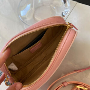 MCM Essential Belt Bag In Original Visetos Pink