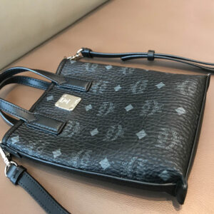 MCM Essential Visetos Original Crossbody Mini Black