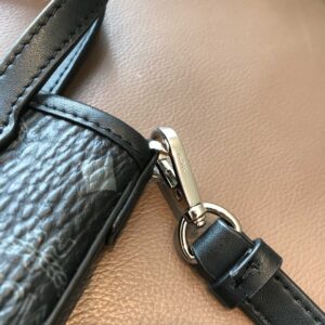 MCM Essential Visetos Original Crossbody Mini Black