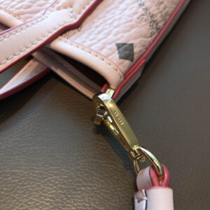 MCM Essential Visetos Original Crossbody Mini Pink