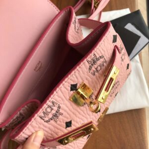 MCM Klassik Tote Visetos Pink