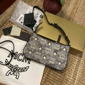 MCM Ladies Mini Shoulder Bag in Vintage Jacquard Monogram