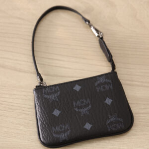 MCM Mini Reversible Liz Shopper in Visetos Black