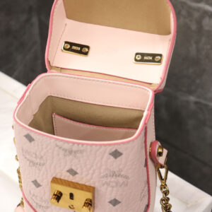 MCM Pink 'Soft Berlin' Shoulder Bag