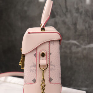 MCM Pink 'Soft Berlin' Shoulder Bag