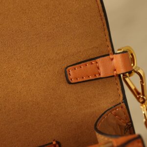 MCM Tracy Crossbody In Visetos Mini Cognac