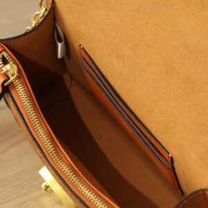 MCM Tracy Crossbody In Visetos Mini Cognac