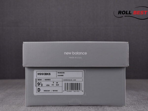 New Balance 990v6 Made in USA ‘Black Silver’