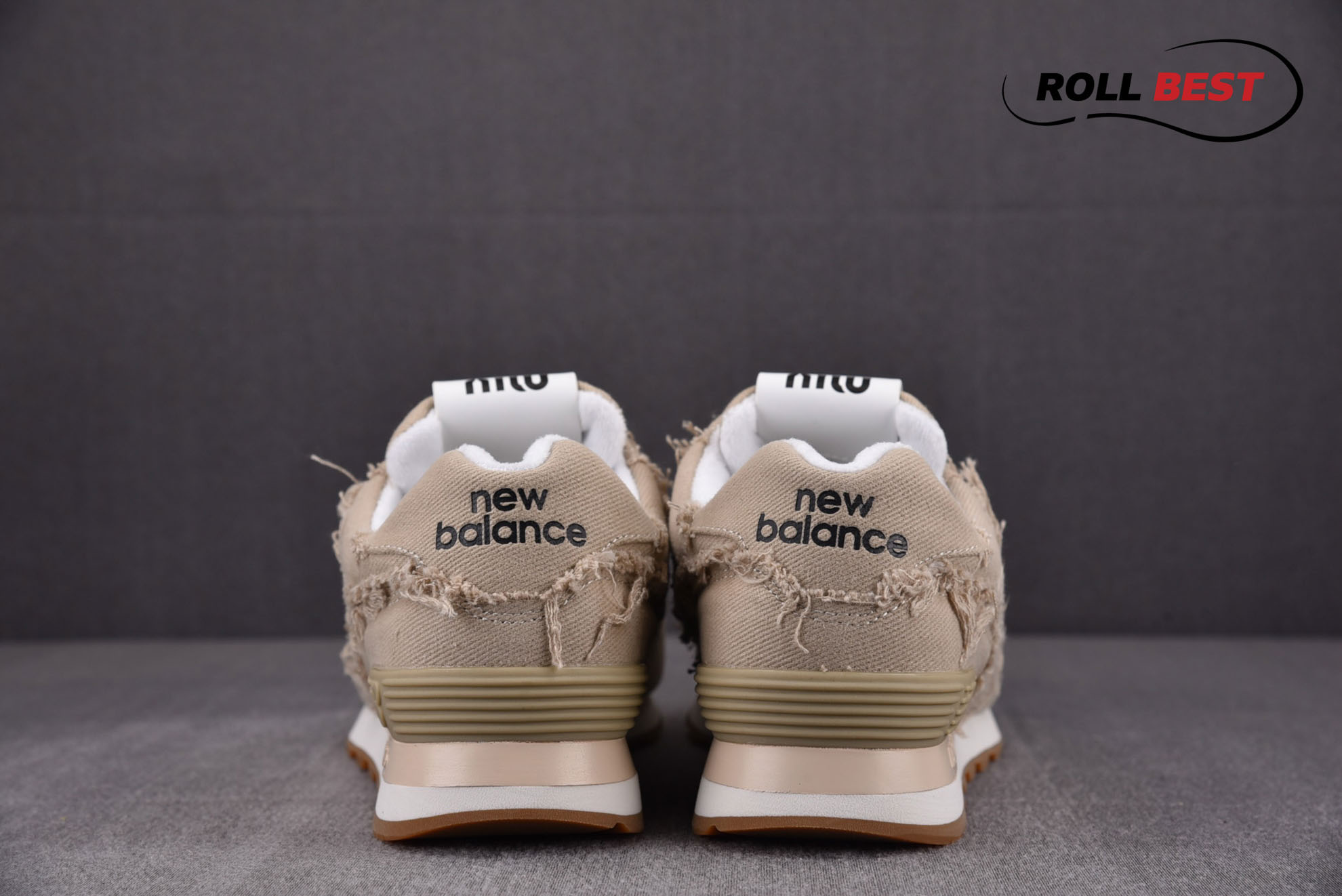 New Balance x Miu Miu 574 Denim Beige