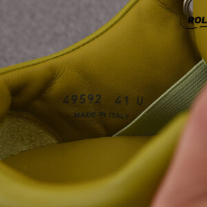 Rick Owens Jumbo Lace Padded Low in Yellow