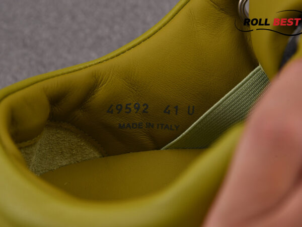 Rick Owens Jumbo Lace Padded Low in Yellow