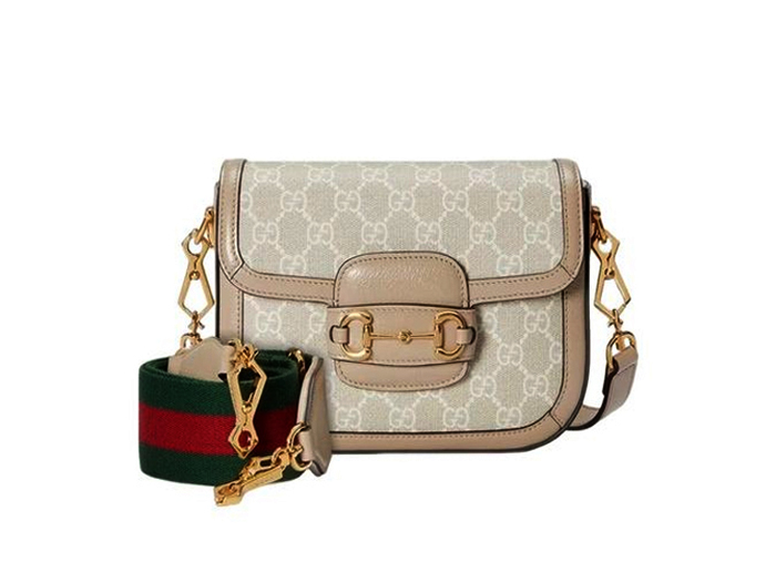 Túi Đeo Chéo Gucci Horsebit 1955 GG Mini Bag begie