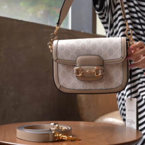 Túi Đeo Chéo Gucci Horsebit 1955 GG Mini Bag begie