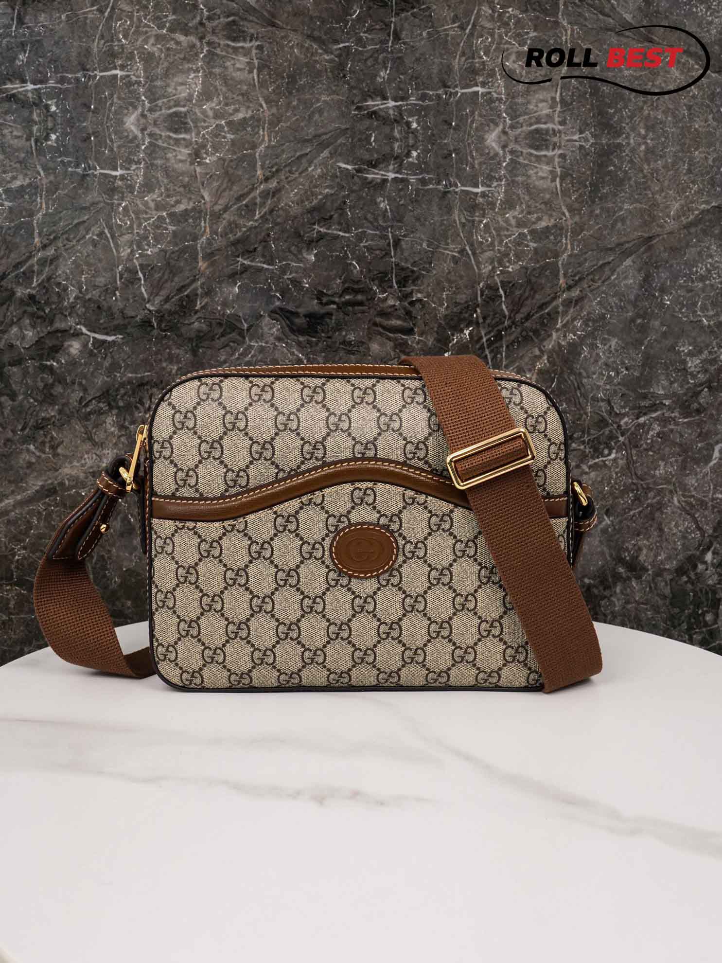 Túi Đeo Chéo Gucci Messenger Bag With Interlocking G 